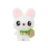 KAWAII Zajček zelena plišasta igrača 28cm
