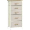 Homestar Predalnik z 5 tkaninskimi predali 45x30x945 cm bež