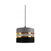 Luster na sajli CORAL 1xE27/60W/230V crno-siv