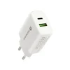 EAV SC-370Q polnilnik USB-A (QC 3.0) + USB-C PD/PPS 25W bel