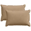 Vidaxl Prevleka za blazino 2 kos HOUTEN Rjava 40 x 60 cm korduroy