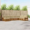 Set vanjskih sofa s jastukom 8 pcs Prirodna i bež