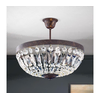 Orion DL 7-487/3 - kristalni luster na šipci ARILA 3xE14/40W/230V prečnik 40 cm smeđa/patina