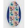 Skim One Wooden Skimboard 90 X 51 Bodyboard hibiscus blue