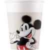 Procos Disney Mickey Mouse rojstnodnevni lončki 200 ml 8 kosov.