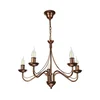 Luster na lancu ANTON 5xE14/15W/230V bronzan