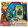 Marvel: Iron Man 2 v 1 Mech Hulk avto in komplet figur - Hasbro
