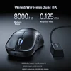 AOC Bežični miš, 2.4GHz, Bluetooth, USB, Crni