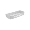 Gedy - Bela stenska polica za tuš SMART 30x12,8 cm