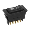 5779# Stikalo asw-21d črna osvetlitev dpdt 5 pin