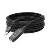 USB Priključni Kabel z Ojačevalnikom Signala – Črna