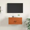 vidaXL Omarica na steni s polico z vrati Voskast rjav 60 x 30 x 30 cm