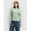 Quiksilver Standard ženska majica z dolgimi rokavi iceberg green