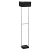 EGLO podna lampa SAVAZZA E27 2 grla crna/srebrna 158 cm 39971