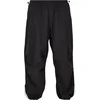 Nylon parachute pants black