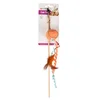 FLAMINGO Igračka za mačke Pecaljka Kirk Dangler Ball 40cm narandžasta
