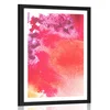 Plakat s paspartujem abstraktna umetniška slika - 20x30 no frame