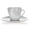 Skodelica + krožnik 200ml CHARME porcelan