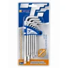 TOPFINE Set kratkih Torx ključeva 8 kom. T9–T40