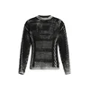 DIESEL Pulover K-MIONE siva / črna