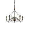 Ideal Lux - Luster na lancu CORTE 5xE14/40W/230V prečnik 54 cm bakar
