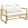 VIDAXL vrtna klop iz bambusa, 115x65x72cm