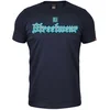 011Shop Muška majica kratkih rukava 011 streetwear blue, Teget