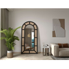 Hanah Home Podno ogledalo Latice, 90 x 180 cm, Crno