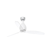 FARO 32025 - Plafonski ventilator MINI ETERFAN matna bela/prozirna