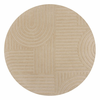 Bež volnena okrogla preproga o 160 cm Zen Garden - Flair Rugs