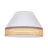 Duolla - Plafonsko svetlo AVIGNON 3xE27/15W/230V O 60 cm belo/ratan