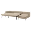 SÖDERHAMN Sofa ležaj 4-sed, s lenjivcem/Kelinge bež