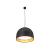 Klausen 113007 - Luster na sajli GRAVITY 3xE27/7W/230V, crna