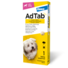 Elanco | AdTab tableta proti klopom in bolham za pse teže 2.5 do 5.5kg