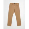 Sinsay - Pamučne pantalone ravnog kroja - zlatno braon
