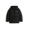 Tommy Jeans Zimska jakna siva/črna/bela