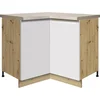Kotna omara Glamour Gla 16D 90x90 - bela