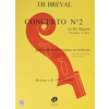BREVAL:CONCERTO NO.2 ,D-DUR CELLO AND PIANO