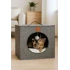 Paws & Whiskers Krevet za ljubimce Kitty, 40x40x40 cm, Sivi