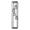 Podna lampa F7044-4F BK+SG