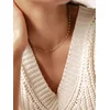 Hey Happiness Verižica Rolo Choker zlata
