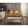 Hanah Home Trpezarijski set Touch (2S-1B) v2, Hrast-bež