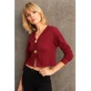 Cool & Sexy Ženska bluza Tf57, Bordo