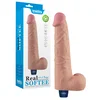 10.5” REAL SOFTEE Rechargeable Vibrating Dildo