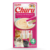 Inaba INABA Churu morske dobrote s tuno in kozicami - priboljški za mačke, 4x14 g, brez glutena in umetnih barvil