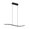 EGLO LED viseća lampa LEJIAS 21,5W 78 cm crna talasasta 99802