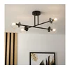 Brilagi - Plafonski luster MALIVA 4xE14/15W/230V za površinsku montažu crna/prozirna
