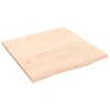 Kupaonska radna ploča 60 x 60 x 2 cm netretirano masivno drvo