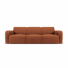 Rjava sedežna garnitura iz tkanine bouclé 235 cm Molino – Micadoni Home