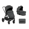 KikkaBoo Kolica Tiffany 2in1 set sa tvrdom korpom Dark Grey (KKB20151)
